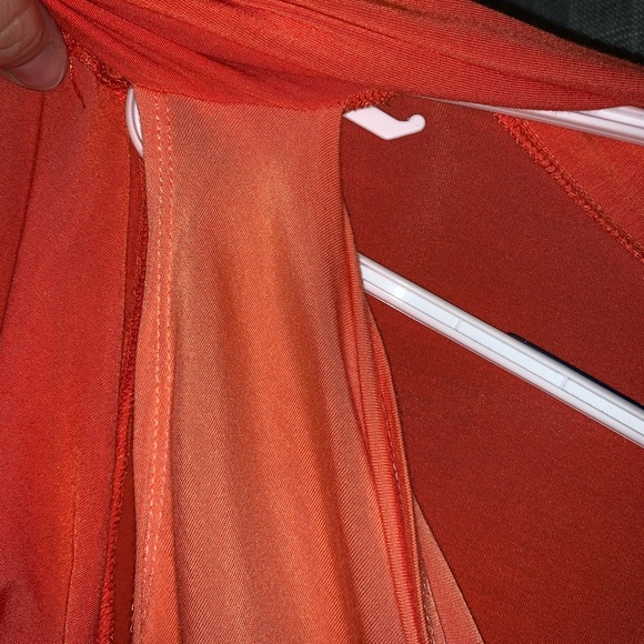 MARK Orange layered long sleeve sz Large - Picture 3 of 4